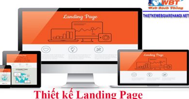 Thiết kế landing Page