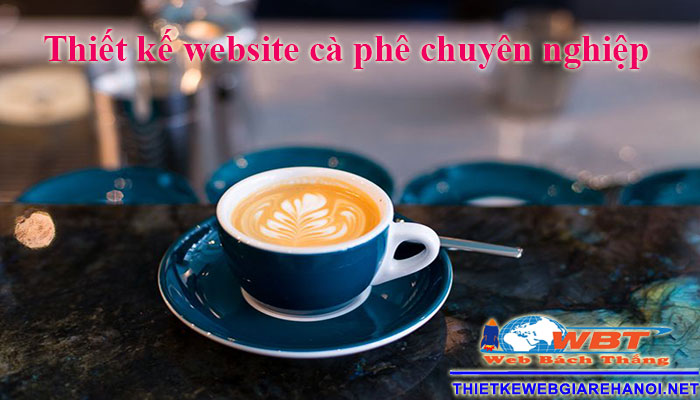 thiết kế website cà phê