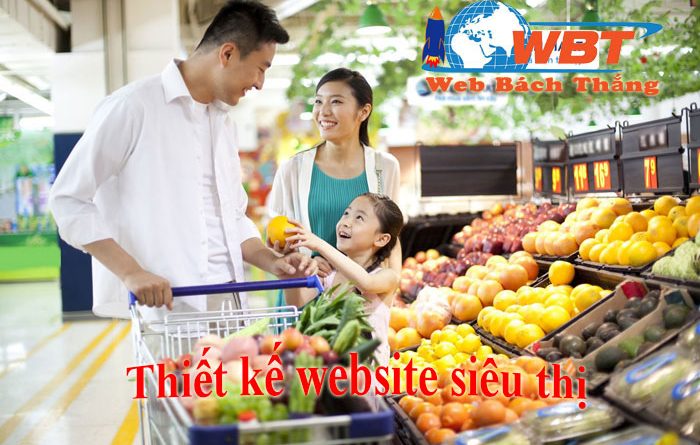 thiết kế website siêu thị