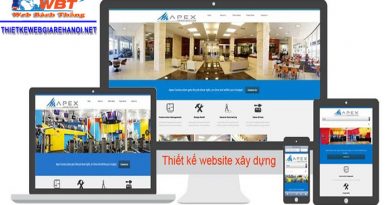 thiết kế website xây dựng