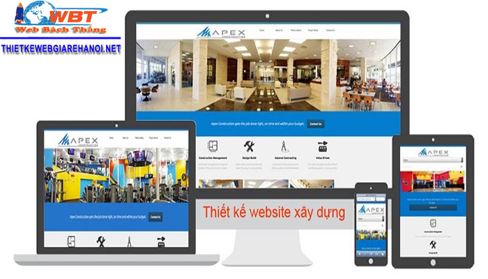 thiết kế website xây dựng