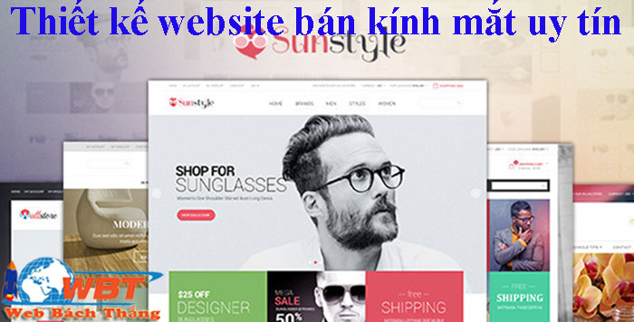 Thiết kế website bán kính mắt uy tín