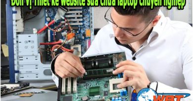 Đơn Vị Thiết kế website sửa chữa laptop chuyên nghiệp