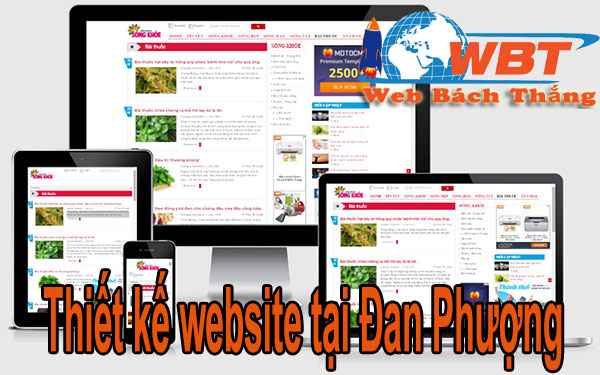 Thiết kế website tại Đan Phượng uy tín
