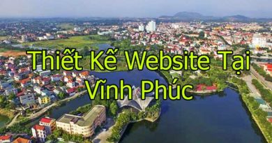 Thiết Kế Website tại Vĩnh Phúc
