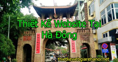 Thiết Kế Website tại Hà Đông