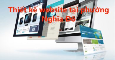 thiết kế website phường nghĩa đô
